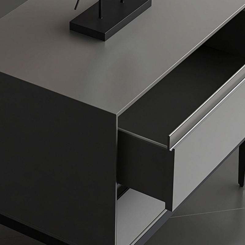 Wood 2-drawer Nightstand 20" Tall Accent Table Nightstand with 4 Legs Clearhalo 'Bedroom Furniture' 'furn' 'furn_night_stand' 'Furniture' 'night_stand' 'Nightstands' 5437773