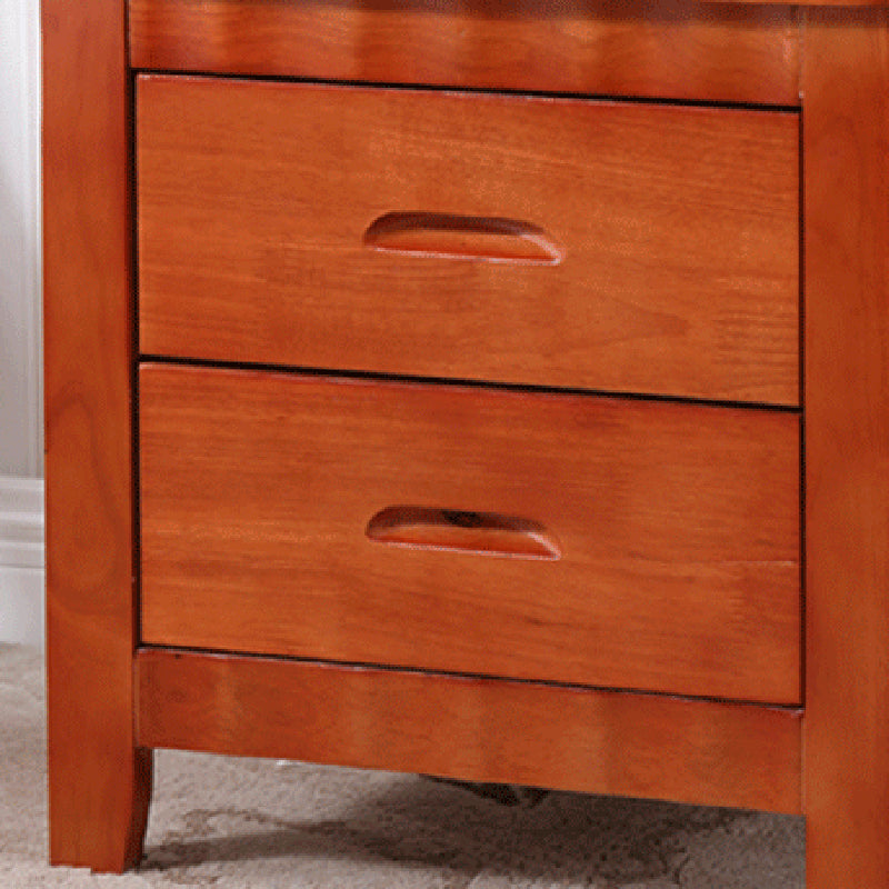 Table de nuit en bois massif de 20 pouces de haut de haut