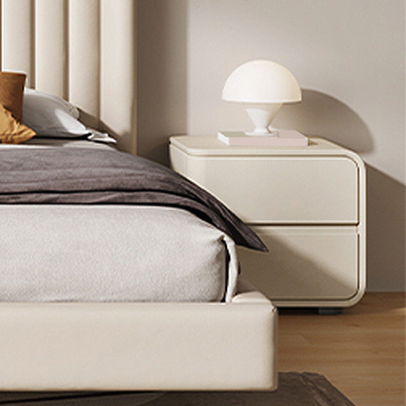 Comodino in legno alto 18,5 "con comodino da tavolo accento