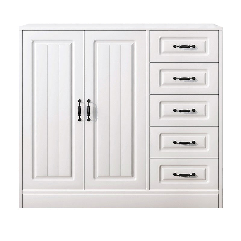 モダンな長方形の白い製造された木材耐水性胸