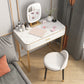 Luxurious Vanity Set 1 Storage Drawer with Mirror & Padded Stool