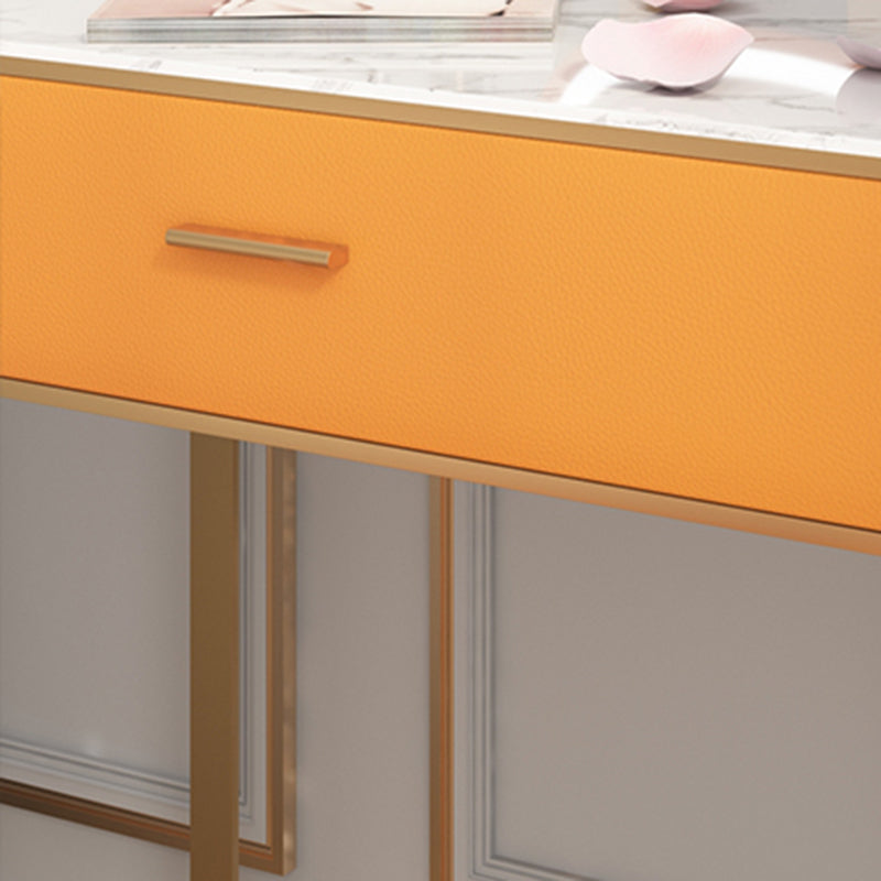 Luxurious Vanity Set 1 Storage Drawer with Mirror & Padded Stool