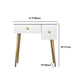 Glam Makeup Vanity Table with Drawers and Chari in White for Bedroom Clearhalo 'Bedroom Furniture' 'furn' 'furn_makeup_vanities' 'Furniture' 'Makeup Vanities' 'makeup_vanities' 5438510