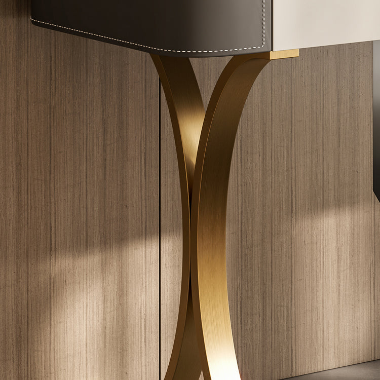 Dresser Makeup Counter With 2 Storage Drawers and Stool for Bedroom Clearhalo 'Bedroom Furniture' 'furn' 'furn_makeup_vanities' 'Furniture' 'Makeup Vanities' 'makeup_vanities' 5438540