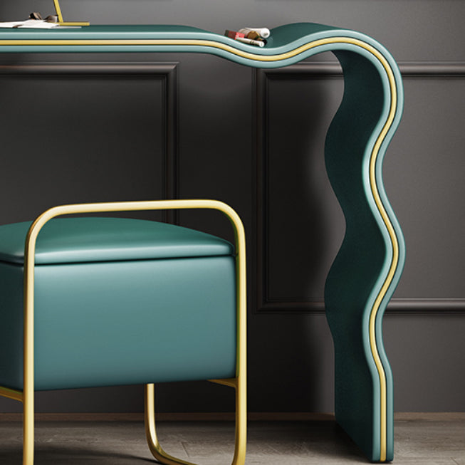 Vanity Faux Makeup Dreshing Table avec miroir et ensembles de tabourets