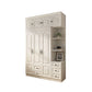 Armadio contemporaneo del guardaroba bianco ingegnerizzato mobile in legno