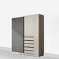 Manufactured Wood Modern Cabinet for Bedroom Sliding Door Storage Cabinet