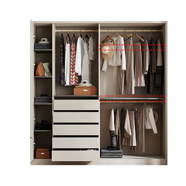 Manufactured Wood Modern Cabinet for Bedroom Sliding Door Storage Cabinet