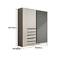 Manufactured Wood Modern Cabinet for Bedroom Sliding Door Storage Cabinet
