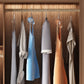 Brown Wardrobe Closet Engineered Wood Storage Cabinet for Bedroom