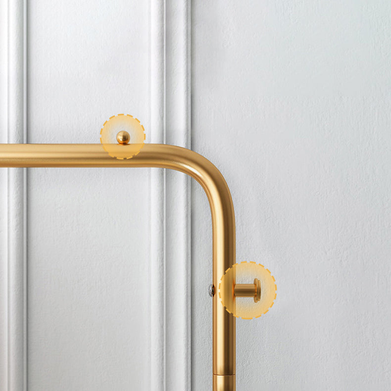 Contemporary Style Wardrobe Metal Bedroom Wardrobe Closet With Shelf Clearhalo 'Armoires & Wardrobes' 'armoires_wardrobes' 'Bedroom Furniture' 'furn' 'furn_armoires_wardrobes' 'Furniture' 5438807