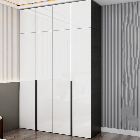 Modern Storage Cabinet Engineered Wood Wardrobe Armoire for Bedroom