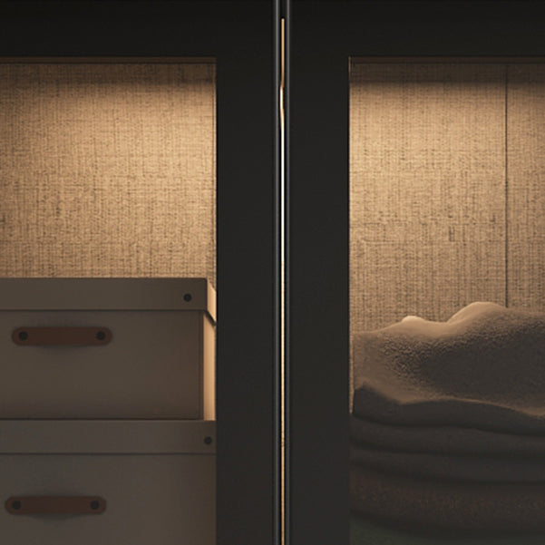 Gabinete de almacenamiento de estilo moderno para el gabinete de acabado con espejo en el hogar con puerta de vidrio