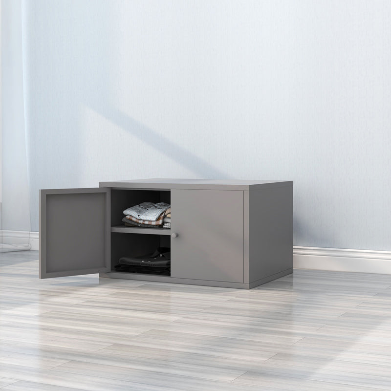 Armadio di guardaroba in metallo contemporaneo armadio per la camera da letto con gambe