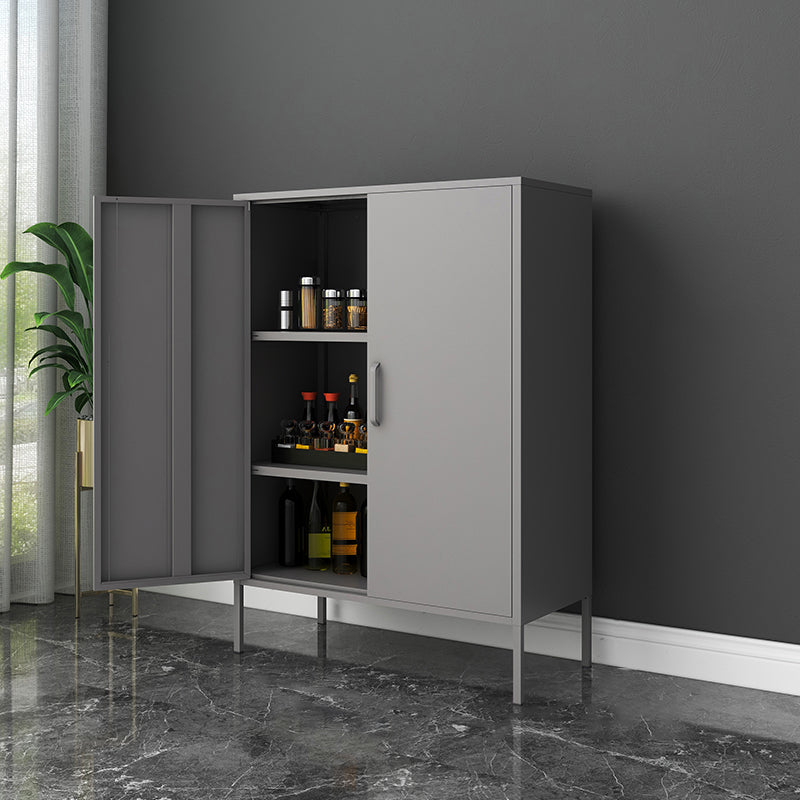 Armadio di guardaroba in metallo contemporaneo armadio per la camera da letto con gambe