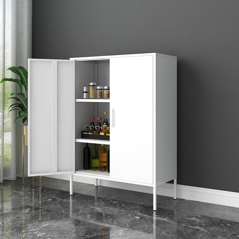 Armadio di guardaroba in metallo contemporaneo armadio per la camera da letto con gambe