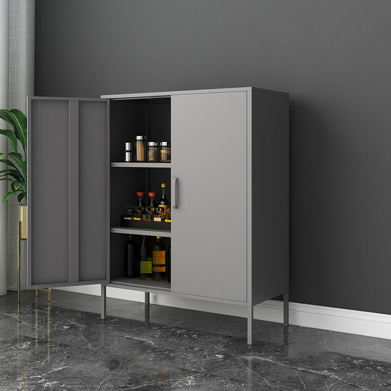 Armadio di guardaroba in metallo contemporaneo armadio per la camera da letto con gambe