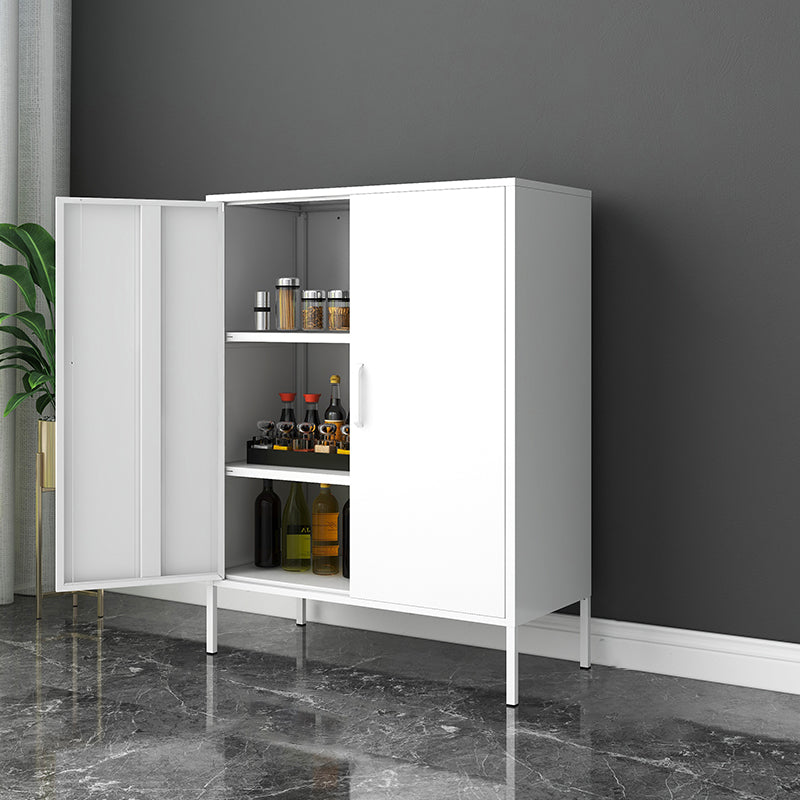 Armadio di guardaroba in metallo contemporaneo armadio per la camera da letto con gambe