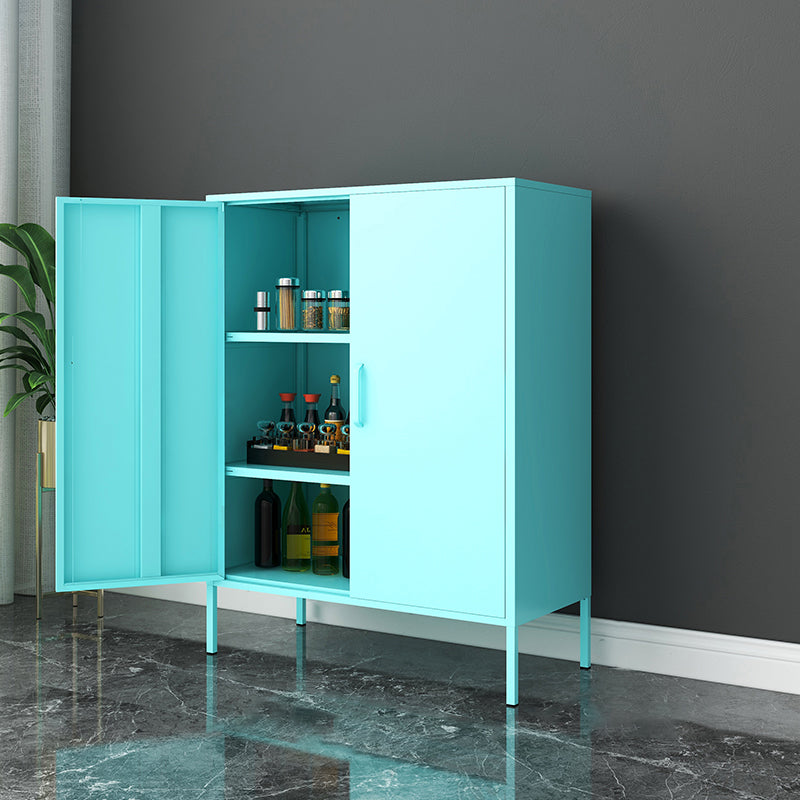 Armadio di guardaroba in metallo contemporaneo armadio per la camera da letto con gambe