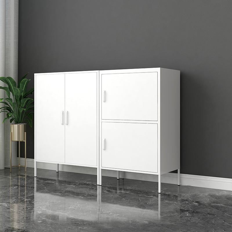 Armadio di guardaroba in metallo contemporaneo armadio per la camera da letto con gambe