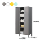 Armadio di guardaroba in metallo contemporaneo armadio per la camera da letto con gambe