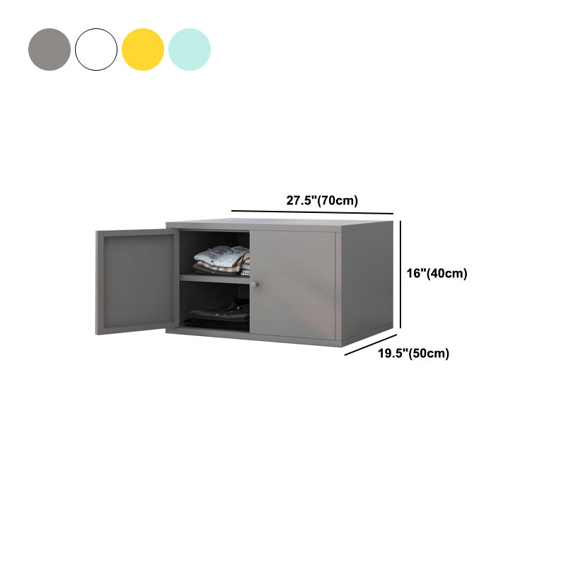 Armadio di guardaroba in metallo contemporaneo armadio per la camera da letto con gambe