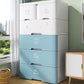 Pink and Blue Non-Hanging Armoire Modern Plastic Storage Cabinet with Drawers Clearhalo 'Armoires & Wardrobes' 'armoires_wardrobes' 'Bedroom Furniture' 'furn' 'furn_armoires_wardrobes' 'Furniture' 5439014
