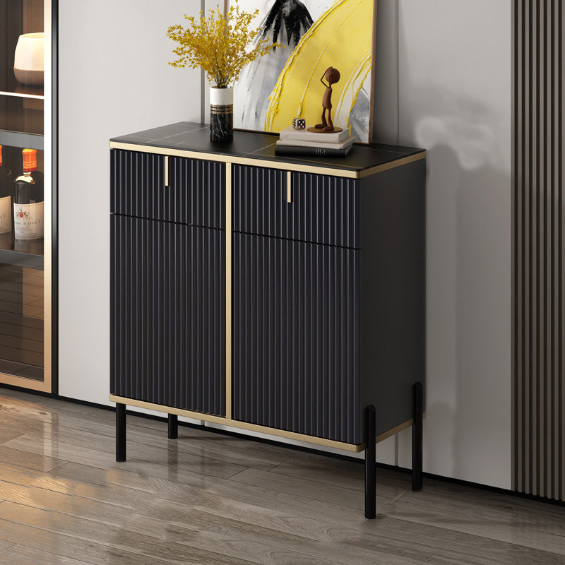 Glam Stone Sideboard Sala da pranzo Scaffali regolabili Sideboard