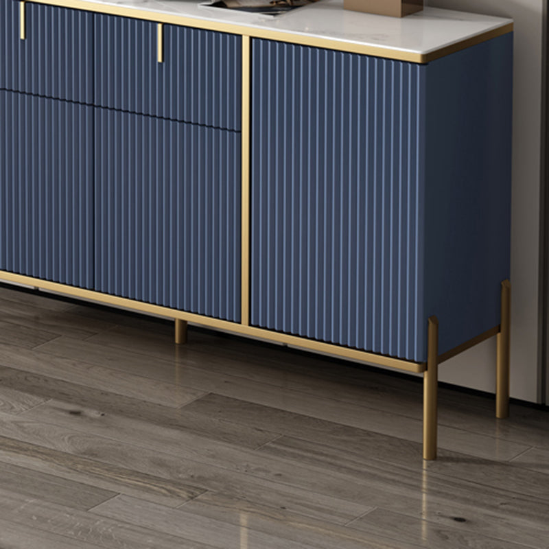 Glam Stone Sideboard Sala da pranzo Scaffali regolabili Sideboard