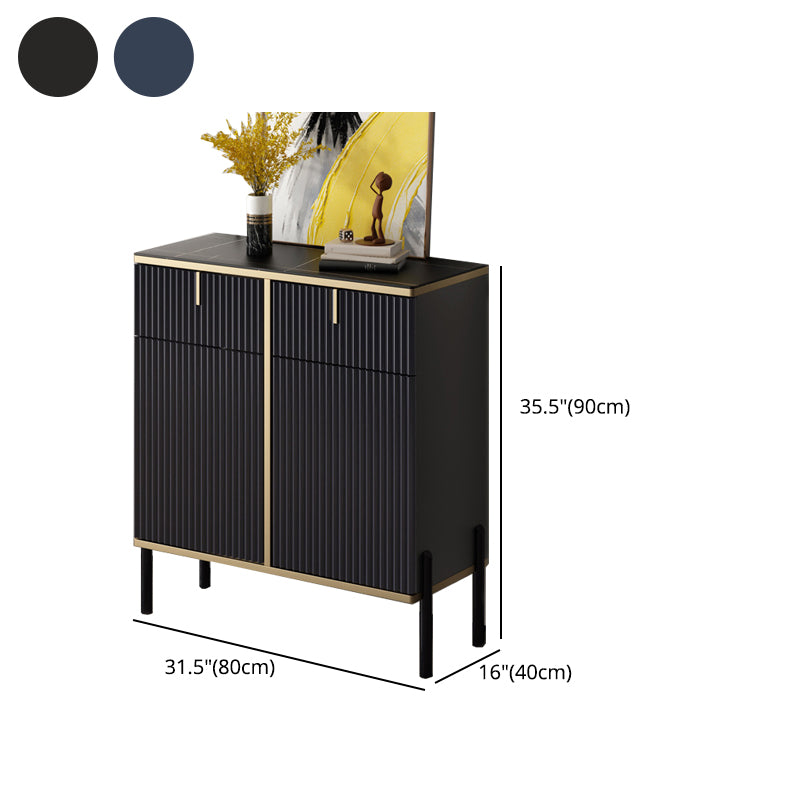 Glam Stone Sideboard Sala da pranzo Scaffali regolabili Sideboard