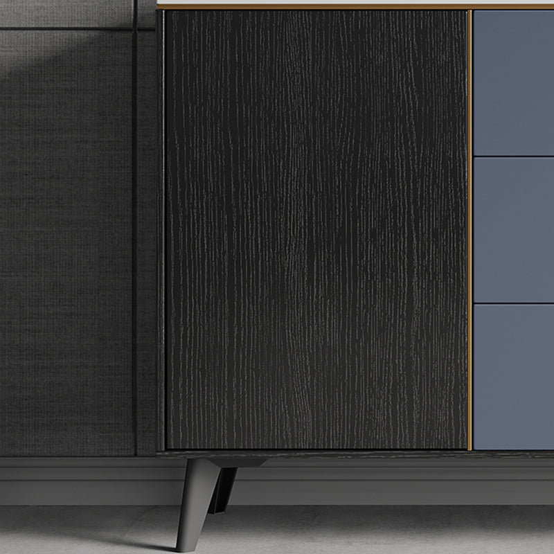 Rittangolo Sinterizzato Sinterite Siete di stoccaggio glam con cassetti e porte