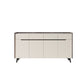 Rettangole Sideboard Sideboard Sinterite Sinterite Siete con cassetti e porte