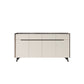 Rettangole Sideboard Sideboard Sinterite Sinterite Siete con cassetti e porte