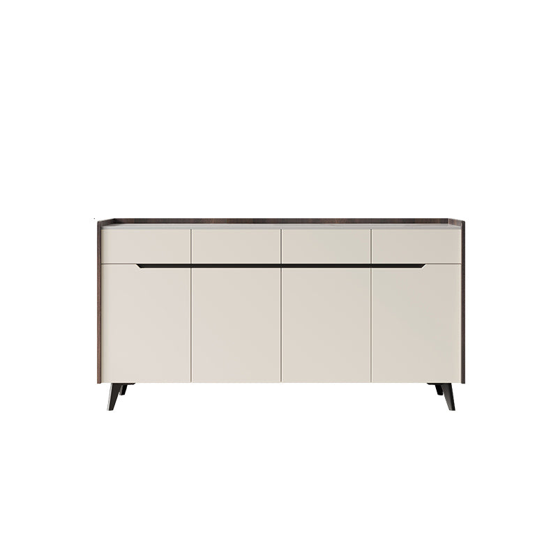 Rettangole Sideboard Sideboard Sinterite Sinterite Siete con cassetti e porte