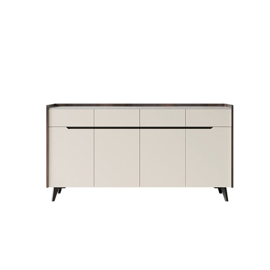Rettangole Sideboard Sideboard Sinterite Sinterite Siete con cassetti e porte