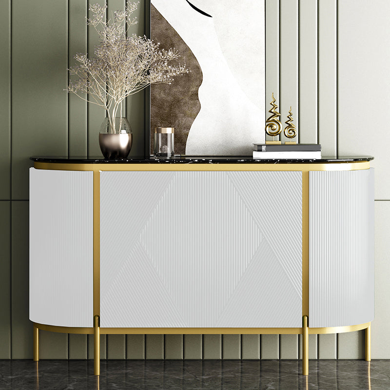 35.43"H Sideboard Glam Style Sideboard Buffet for Living Room and Kitchen Clearhalo 'buffet_sideboard' 'Buffets & Sideboards' 'furn' 'furn_buffet_sideboard' 'Furniture' 'Kitchen & Dining Furniture' 5439238