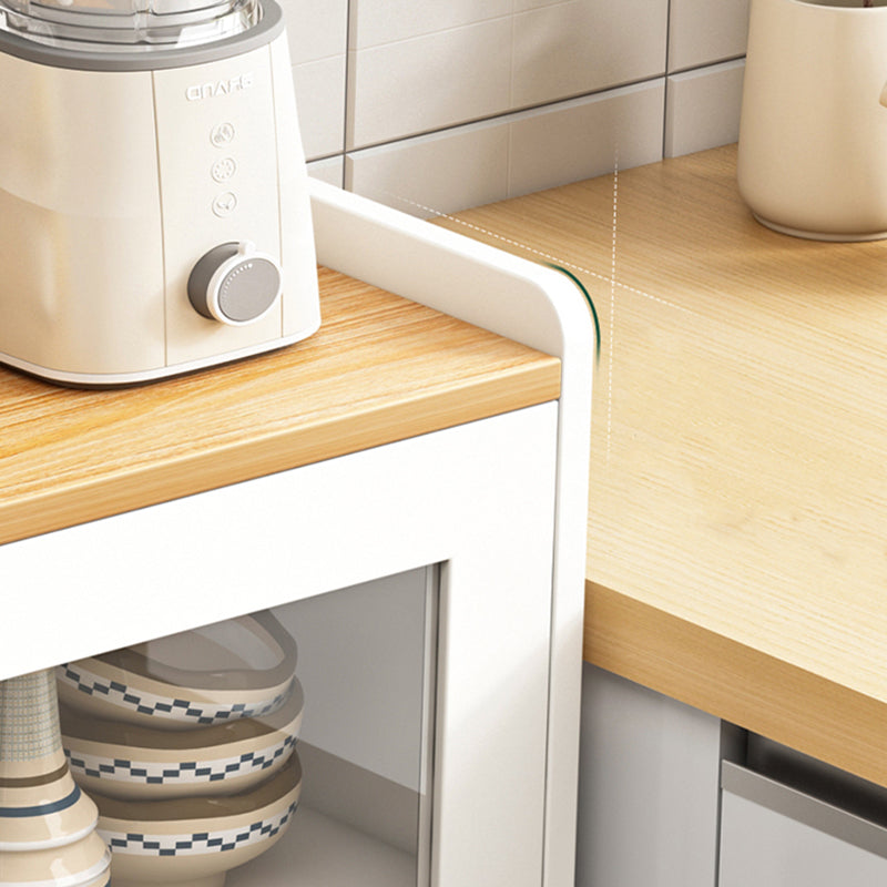 Contemporary Sideboard Engineered Wood Dining Sideboard Table with Storage Clearhalo 'buffet_sideboard' 'Buffets & Sideboards' 'furn' 'furn_buffet_sideboard' 'Furniture' 'Kitchen & Dining Furniture' 5439255