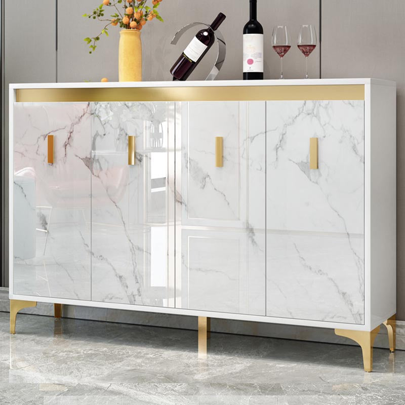 Scaffali sideboard in legno ingegnerizzato glam sideboard