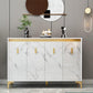 Scaffali sideboard in legno ingegnerizzato glam sideboard