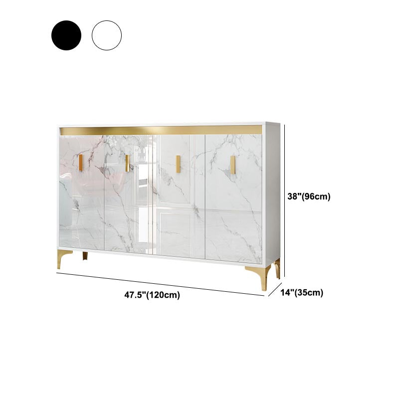 Scaffali sideboard in legno ingegnerizzato glam sideboard