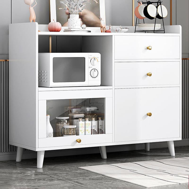 Engineered Wood Modern Sideboard Kitchen Dining Room Sideboard Clearhalo 'buffet_sideboard' 'Buffets & Sideboards' 'furn' 'furn_buffet_sideboard' 'Furniture' 'Kitchen & Dining Furniture' 5439345