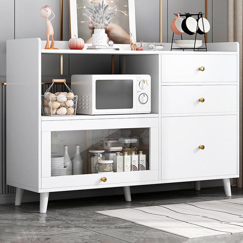 Engineered Wood Modern Sideboard Kitchen Dining Room Sideboard Clearhalo 'buffet_sideboard' 'Buffets & Sideboards' 'furn' 'furn_buffet_sideboard' 'Furniture' 'Kitchen & Dining Furniture' 5439346