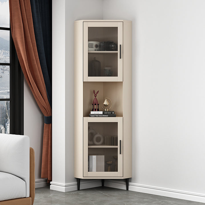 Modern MDF Server Buffet Living Room Glass Doors Cabinet Buffet for Home