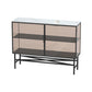 Modern Style Sideboard with Metal Legs Storage Sideboard for Kitchen Bar Clearhalo 'buffet_sideboard' 'Buffets & Sideboards' 'furn' 'furn_buffet_sideboard' 'Furniture' 'Kitchen & Dining Furniture' 5439452