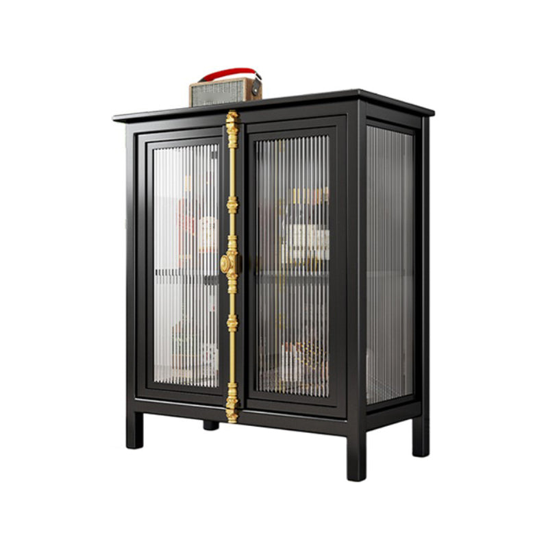 Porte di vetro da 36 "H cucina da cucina server di buffet per soggiorno