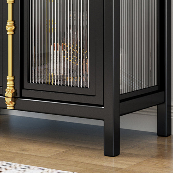 Porte di vetro da 36 "H cucina da cucina server di buffet per soggiorno