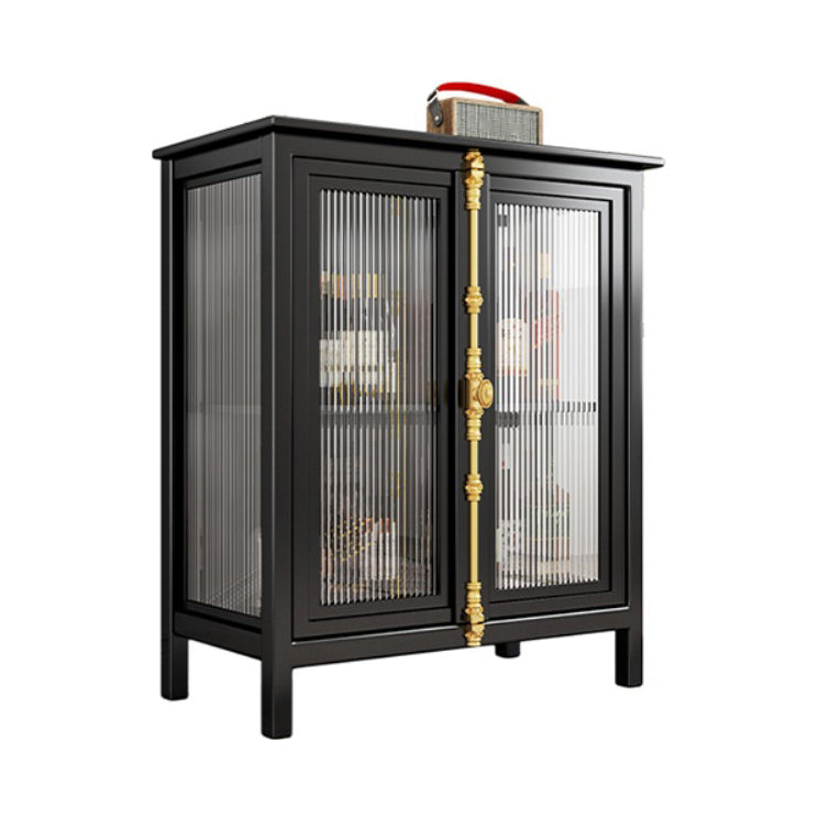 Porte di vetro da 36 "H cucina da cucina server di buffet per soggiorno