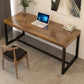 Industrial Rectangular Writing Desk Solid Wood Office Desk for Home 70.9"L x 31.5"W x 29.5"H Clearhalo 'furn' 'furn_office_desk' 'Furniture' 'Office Desks' 'Office Furniture' 'office_desk' 5439484
