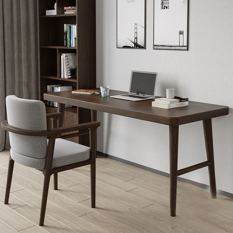 Pine Solid Wood Writing Desk Contemporary Style Rectangular Office Desk 78.7"L x 31.5"W x 29.5"H Clearhalo 'furn' 'furn_office_desk' 'Furniture' 'Office Desks' 'Office Furniture' 'office_desk' 5439534