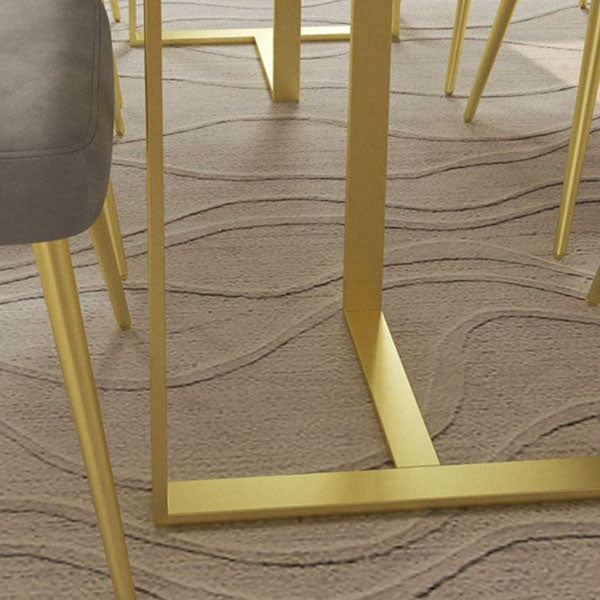 インダストリアルスタイルホームオフィスデスク長方形のそりベースライティングデスク